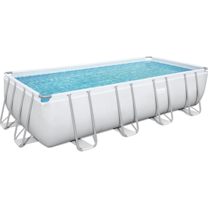 Каркасный бассейн BESTWAY POWER STEEL 549х274х122см, 14812л + фильтр-насос 5678 л/ч, тент, лестница 56465 BW